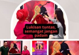 Pameran lukisan dengan tema Merah Membara