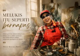 Melly Kemala Winta: Menatap Sunyi, Menyentuh Kanvas