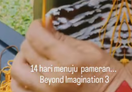 Melly Kemala Winta hadir di Beyond Imagination #3, menenun narasi melalui karya seni dan proses kreatif yang penuh makna.