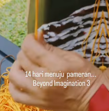 Melly Kemala Winta hadir di Beyond Imagination #3, menenun narasi melalui karya seni dan proses kreatif yang penuh makna.